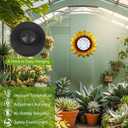 Mothers Day Gifts Outdoor Thermometers for Patio - Waterproof Sunflower Outdoor Indoor Thermometer with Stake Decorative for Yard Garden Wall Living Room Decor, Large Easy-Read No Require Batteries