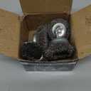 Rocaris 6 Pack Carbon Steel Wire Wheel and Pen Brush Set with 1/4-Inch Hex Shank for Rust Removal, Corrosion and Scrub Surfaces