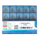 CNC Carbide Inserts TNMG332 / TNMG160408-MD for Metal Lathe Cutting Steel, Semi-Finishing chipbreaker for Turning Cutter, 9 PCS.