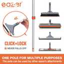 2 x eazer EAP01: Multi-Purpose Aluminum Pole - 34'' to 48''
