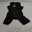 Santic Men's Triathlon Suit Sleeveless Skinsuit Padded Quick-Dry Swim Bike Run with Pockets (Black) S