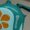 Kids Bluetooth Karaoke Machine with Adjustable Stand, 5-in-1 Karaoke Microphone Toy with Voice Changer, Singing Recorder, Speaker & Lights – Birthday for Girls Boys-Green