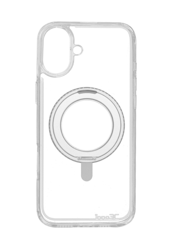 DEERLAMN Case for iPhone 16 with Slide Camera Cover+Screen Protector (2 Packs), Rotated Ring Kickstand Military Grade Shockproof Protective Cover