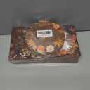 qiqee Thanksgiving 6x6x5 Cake Box, 18 Sets Thanksgiving Cake Box with Window  18 Sets 6" Thanksgiving Brown Pumpkin Cake Round Boards, 6inch Cake Containers