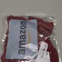 SweatyRocks Women's Bodysuit Mock Neck Casual Ruched Long Sleeve Jumpsuit (Medium, Burgundy)