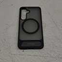 TORRAS Strong Magnetic & Seamless Stand for Samsung Galaxy S25 Case, Fit for MagSafe, Mil-Grade Drop Protection, Adjustable Kickstand for Samsung Galaxy S25 Case, Translucent Back/Black Edge