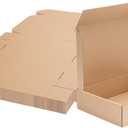 MEBRUDY 13x10x3 Inches Shipping Boxes Pack of 25, Small Corrugated Cardboard Box for Mailing Mailer Packing, Brown