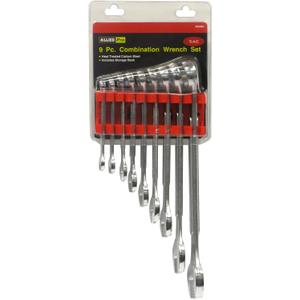 Allied Tools 9 PC. SAE COMBINATION WRENCH SET,20302 (missing size 1/2)