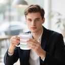 HiddeMessag Coffee Mug, 15 oz Funny Coffee Mug, Coffee Lover Gifts for Women Menp, Coworkers, Work Bestie, Coffee Lover Mug