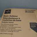 Medline Steel Rollator Walker for Adult Mobility Impairment, Black, 250 lb. Weight Capacity, 6” Wheels, Foldable, Adjustable Handles, Rolling Walker for Seniors