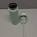 POWCAN 26 oz Insulated Water Bottle with 2-in-1 Straw and Spout Lid, Keep Cold 24H, Leak-Proof, Fits in Car Cup Holder, Stainless Steel Water Bottle for Sports, Travel, and School (Mint)