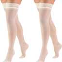 Truform Lites Thigh High, XL, Ivory (Pack of 2)