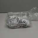 LEVERLOC Shower Caddy Suction Cup, 3 Pack Heavy Duty Bathroom Organizer for Inside Shower with Hooks & Soap Holder, Removable Bathroom Holder (Silver)