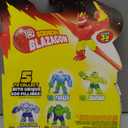 Heroes of Goo Jit Zu Meteor Madness, Stretchy Blazagon Action Figure, with Unique Scrunchy Goo Filling & Meteor Battle Gauntlet, Sensory Toy That Stretch Up to 3X Its Size