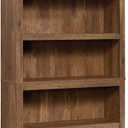 Sauder 5 Tier Book Shelf Wooden Bookcase Multipurpose Bookshelf for Home Office, Living Room, in Vintage Oak