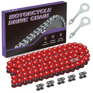 420 Chain Mini Bike Chain 90 Links Replacement for Coleman Mini Bike CT200U BT200X CT200U-EX Baja Warrior Massimo MB200 TrailMaster Predator 212 196cc 6.5hp Accessories Parts Chain Adjuster