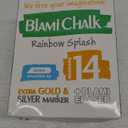Liquid Chalk Markers Washable -14 Ink Pens & Extra Gold and Silver Colors - Chalkboard Labels Pack Included Non Toxic - Reversible Tips and Erasing Sponge included