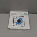 Secura 60-Minute Visual Timer, 7.5 Inch Magnetic Rainbow Countdown Timer for Classroom or Kitchen, Durable Mechanical Timer Clock with Magnetic Backing (Blue & Star)