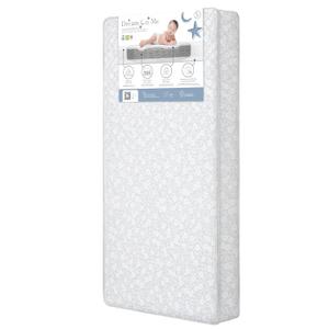 Dream On Me Nap Nest Crib and Toddler Mattress, Dual-Sided - Infants & Toddlers, Waterproof 5 Mattress with 88 Interwoven Coils, 75% Recycled Fiber, GREENGUARD Gold & BSA Certified Daisy Dreams