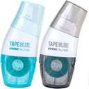 Easy Stick Double Stick Adhesive Roller Permanent Adhesive Dots Roller Applicator, 4 Pack(2 Refillable Dispenser + 2 Refills)