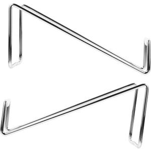 VOSAREA 2pcs Small Metal Wine Rack Gold-Plated Iron Art Holder for Desktop Stylish Storage for Wine Bottles Stable Design for Home and Kitchen