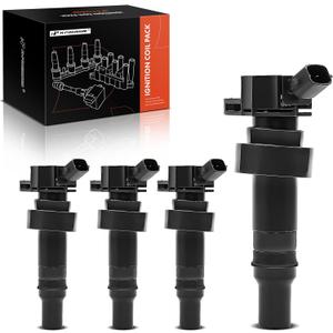 A-Premium Ignition Coil Pack Set of 4 Compatible with Hyundai Accent 2012-2020 Veloster 2012-2017 Kia Rio Soul 2012-2019 L4 1.6L Naturally Aspirated