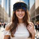 Marrywindix 1 Piece of Sport Wear Athletic Visor Sun Sports Visor Hat Laser Visor Adjustable Cap for Women and Men (One Size)