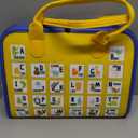 Esjay Toddler Busy Board Montessori Toys for Boys Girls, Sensory Book Educational Activities for Learning Fine Motor Skills, Birthday Gifts for Toddlers, Travel Toys for Airplane Car, Yellow Truck