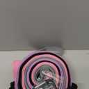 Resistance Bands with Handles,Pull Up Bands Fabric Long Resistance Bands Set of 10 Long Workout Bands with Door Anchor, Handles, Exercise Bands for Working Out, Weight Training (Pink+Purple+Gray+Black)