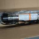 Septic Tank Pump 4" Submersible Effluent Cistern Deep Well Pump with Clog-Resistant Bottom Suction 33FT UL Cord Stainless Steel for Irrigation 26GPM 138FT Head 1/2HP 115V