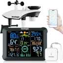Sainlogic SA9 Plus Smart WiFi Weather Stations Mothers Day Gifts Wireless Sensor 24/7 Weather Forecast by Weatherseed AI, Wind Speed, Rain Gauge, UV, Alerts & 2-Year Data Export