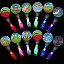 Tuanse Passover Decorations, 30 Pcs Passover Gifts Finger Lights Bulk for Kids, Glow in The Dark Pesach Seder Finger Lights Toys, Jewish Holiday Party Favors, Goodie Bag Fillers and Classroom Rewards