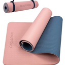 BEAUTYOVO Yoga Mat with Strap, 1/3 Inch Extra Thick Yoga Mat Double-sided Non Slip, Professional TPE Yoga Mats for Women Men, Workout Mat for Yoga, Pilates and Floor Exercises