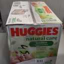 Huggies Natural Care Sensitive Baby Wipes, Unscented, Hypoallergenic, 99% Purified Water, 12 Flip-Top Packs (768 Wipes Total)