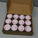 MTLEE 24 Pcs Bow Baby Shower Party Favors Candles Lavender Scented Baby Shower Favors for Guests Rustic Tealights Candles Gender Reveal Return Gifts (1.2 oz, Pink)