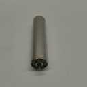 PATIKIL Conveyor Roller 3" Diameter 14" Length, 1 Pack Stainless Steel Transmission Replacement Part Galvanized End, Silver