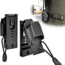 Radio Holster for Duty Belt, Radio Holder Police Law Enforcement Gear Belt Clip Accessories, Walkie Talkie Holder for Belts up to 2.3" - Fits Motorola APX, Kenwood, BaoFeng, Midland Radios