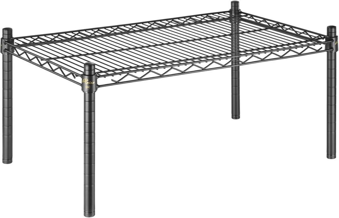 APLSS Dunnage Storage Rack, 18"30"14"(8"), NSF Certified, Height Adjustable, Moist&Dry Enviroments, for Kitchen Garage Walk-in Cooler&Freezer Dishroom, 800 Lbs Capacity