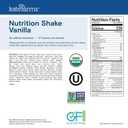 KATE FARMS Organic Nutrition Shake, Vanilla, 16g Protein, 27 Vitamins and Minerals, Meal Replacement Shake, 11 oz (12 Pack) (EXP 12/20/26)