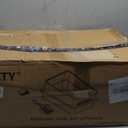 Tripamin XXL Stainless Steel Litter Box with High Sides 26"x18"x12" Extra Large Metal Litter Box for Big Cats & Multiple cat, Jumbo Top Entry Litter Pan with lid (Black, XX-Large)