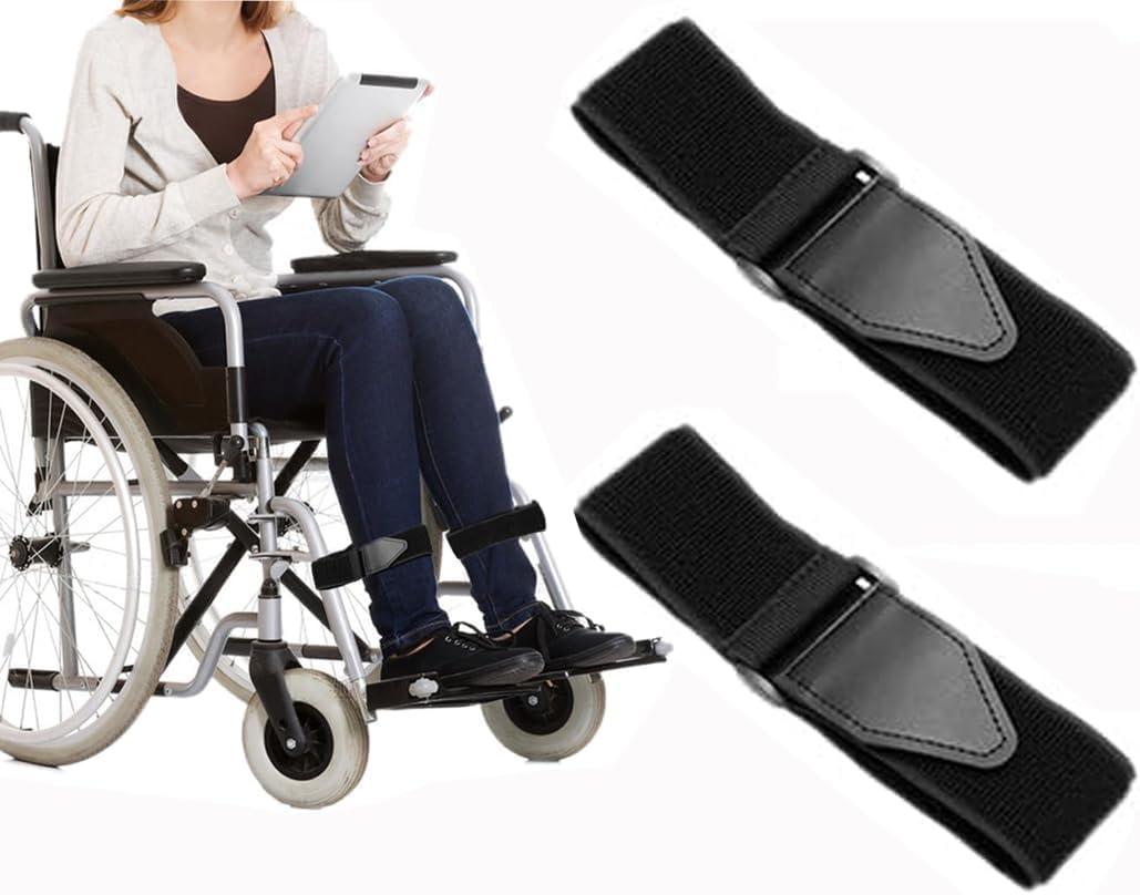 Restraint Footrest & Leg Support Harness for Wheelchair - Prevents Sliding, Ideal for Elderly, Dementia, Parkinson's & Leg Spasms