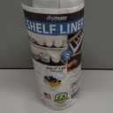 Drymate Premium Luxury Shelf & Drawer Liner, Thick Cushioned Fabric, Non-Adhesive, Absorbent, Waterproof, Slip-Resistant, Liners for Kitchen Cabinets, Cupboards (USA Made)(11”x50”)(2-Pack)(Charcoal)