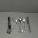 24 Pcs Silverware Set with Steak Knives Service for 4,Stainless Steel Flatware Set,Mirror Polished Cutlery Utensil Set,Home Kitchen Eating Tableware Set,Include Fork Knife Spoon Set,Dishwasher Safe