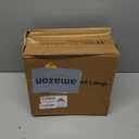 Rattan Plug in Pendant Light Set of 2 (Bulbs Included), 12"x6" Boho Hanging Lights with 13FT Black Hemp Plug-in Cord, On/Off Switch for Living Room, Bedroom, Kitchen (Umbra Wave - Black (2-Pack))