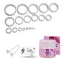 Vajraang Phimosis Stretching Rings Kit, Ring Removal Tool And User Manual | Includes 20 Graduated Rings | Fast Results | No-Side-Effects (With Phimosis Cream)