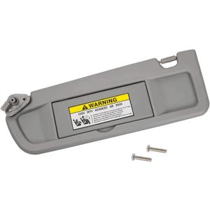 Gray Sun Visor Sunvisor Left Driver Side Compatible with Civic 2006 2007 2008 2009 2010 2011 Replaces 83280-SNA-A01ZC 83280SNAA01ZC Without LED Light