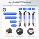 4PCS Car Door Anti Kick Pads Sticker Compatible with 2022-2026 Toyota Tundra Car Door Protective Cover Trim Replacement for 2022-2026 Toyota Tundra Accessories