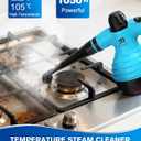 MLMLANT Steam Cleaner, Portable Multifunctional Household Steam Cleaner with Safety Lock & 9 Accessories, Ideal for Cleaning Carpets, Sofas, Cars, Kitchens, Bathrooms and More.
