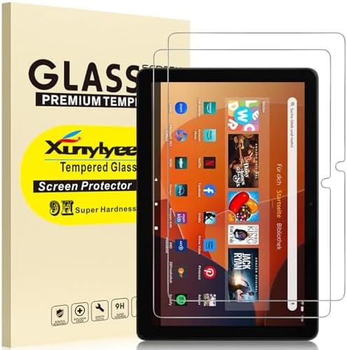 XunyLyee 2 Pack, Screen Protector for 10 Kids/ 10 Kids Pro 10.1" Tablet 2023 [238.4 * 157.1mm/ 9.39 * 6.19 inch] Tempered Glass Film