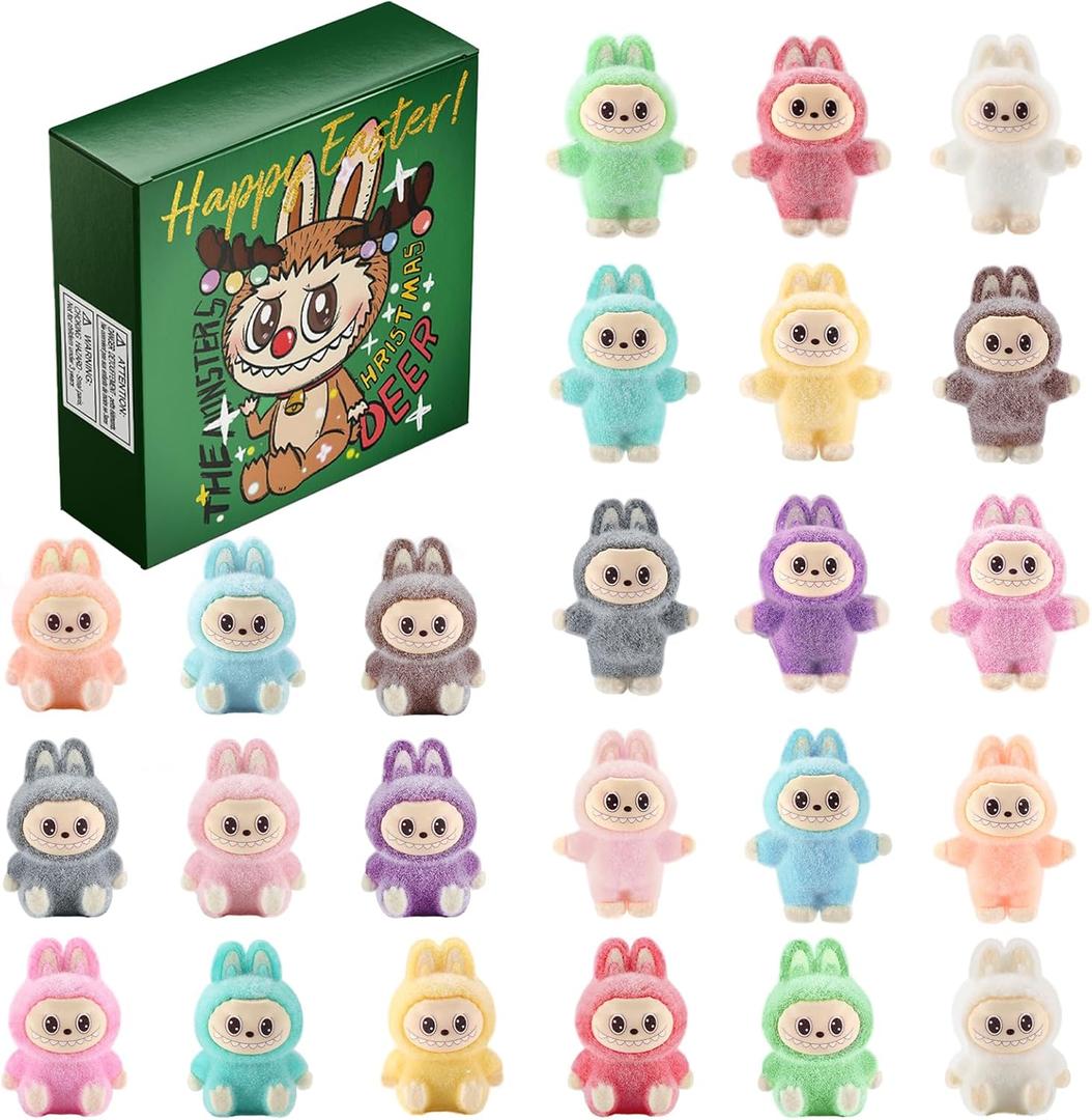 Easter Basket Stuffers for Kids, 24-Pack Easter Figure Set, Collectible Holiday Figures, Assorted Spring Easter Toys, Party Favors & Festive Gifts for Boys & Girls